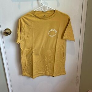 Rip Curl Men's Mustard Short Sleeve Tee